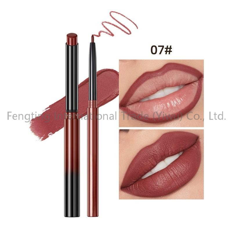 Matte Liquid Lipstick Makeup Set Matte Liquid Long-Lasting Wear Non-Stick Cup Not Fade Waterproof Nude Lip Liner Suit