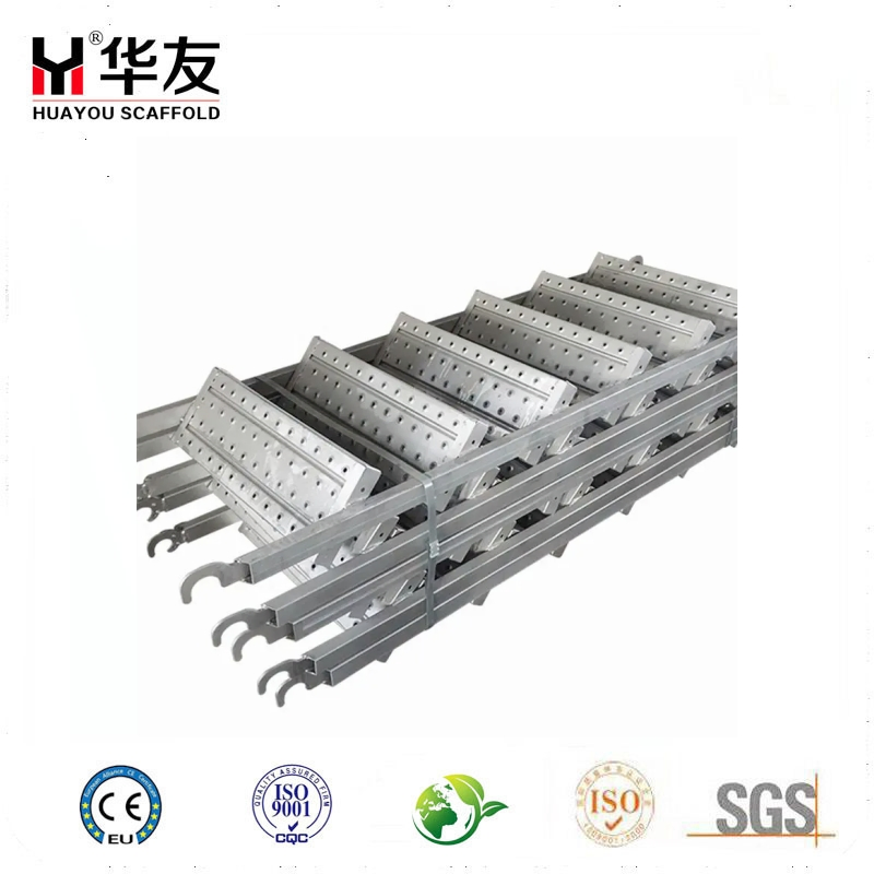 Hot Sale Galvanized Scaffolding Steel Staircase with Hook Step Ladder