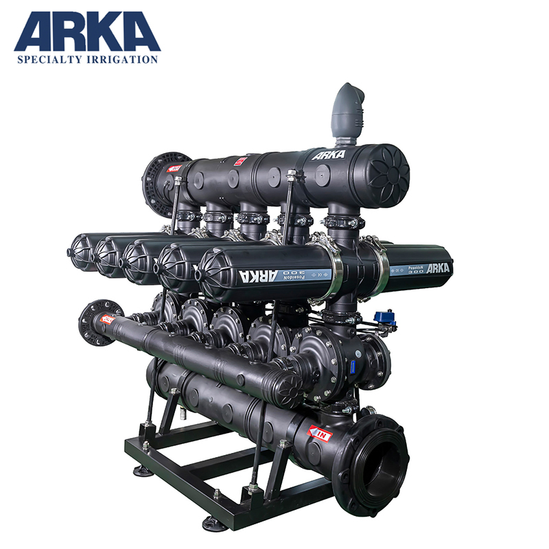 4 Inch 5 Units H Type Disc Filter Automatic Backwash Irrigation Filter for Agriculture