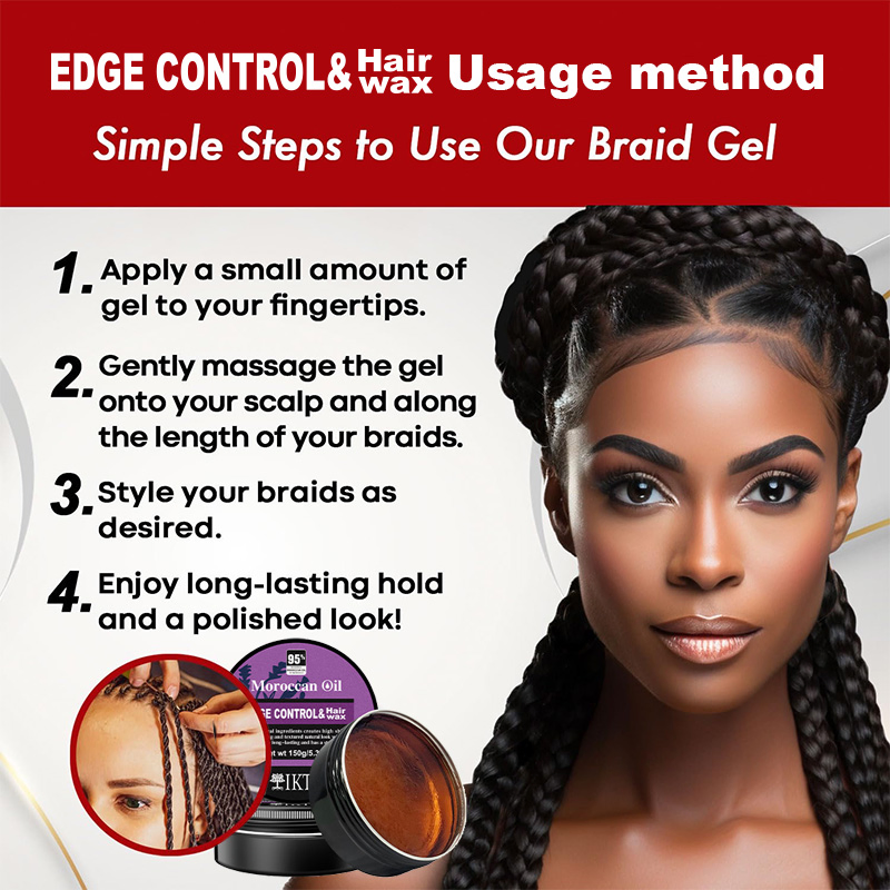 Private Label Natural Perfume Hair Edge Strong Hold Control Private Label 150g Hair Wax Original Factory OEM Men Women