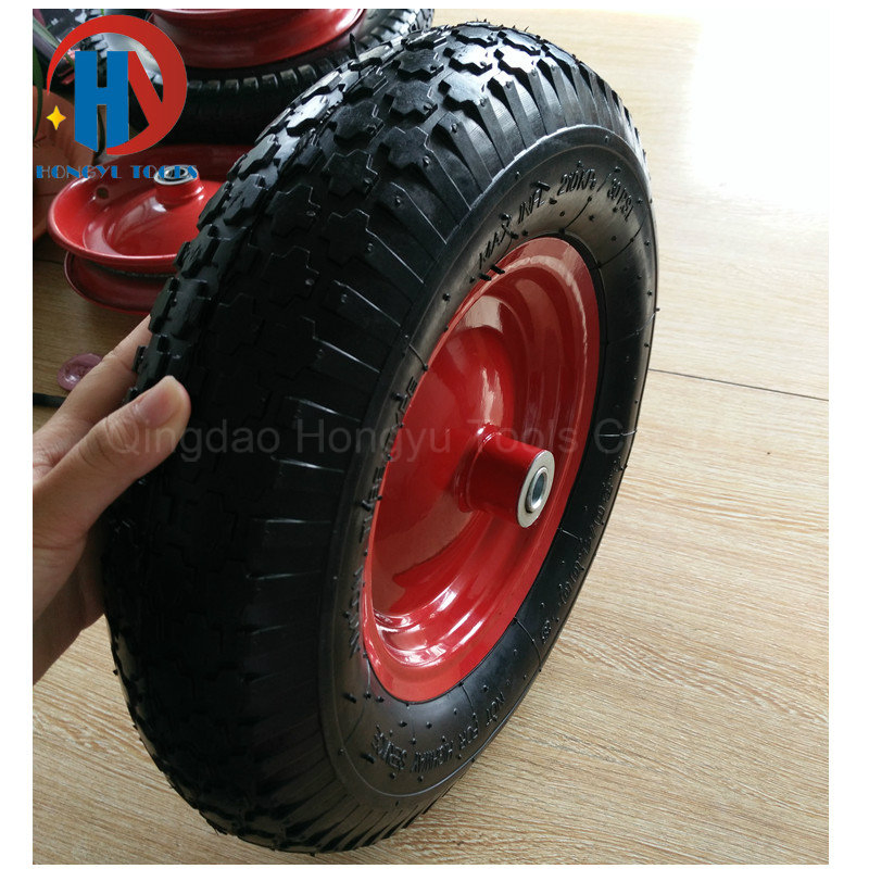 4.00-8 Wheelbarrow Tyre Pneumatic Rubber Wheel