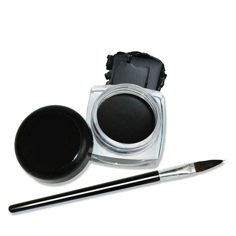 Private Label Gel Eyeliner Waterproof Matte 24h Long Lasting Black Eyeliner