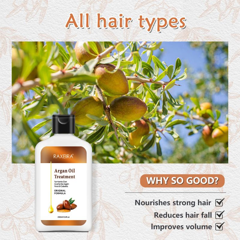 Premium 250ml Organic Argan Oil Hair Mask Treatment