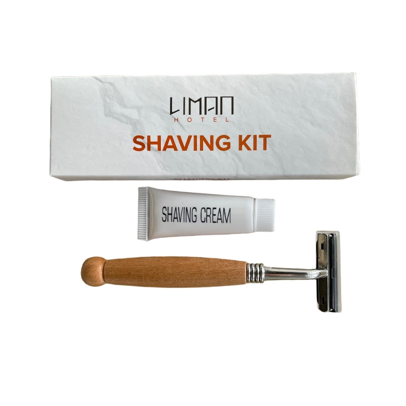Wholesale Eco Friendly Hotel Dry Amenities Set Bamboo Toothbrush Shaving Kit Vanity Kit Sewing Kit Shower Cap for Hotel Resort SPA