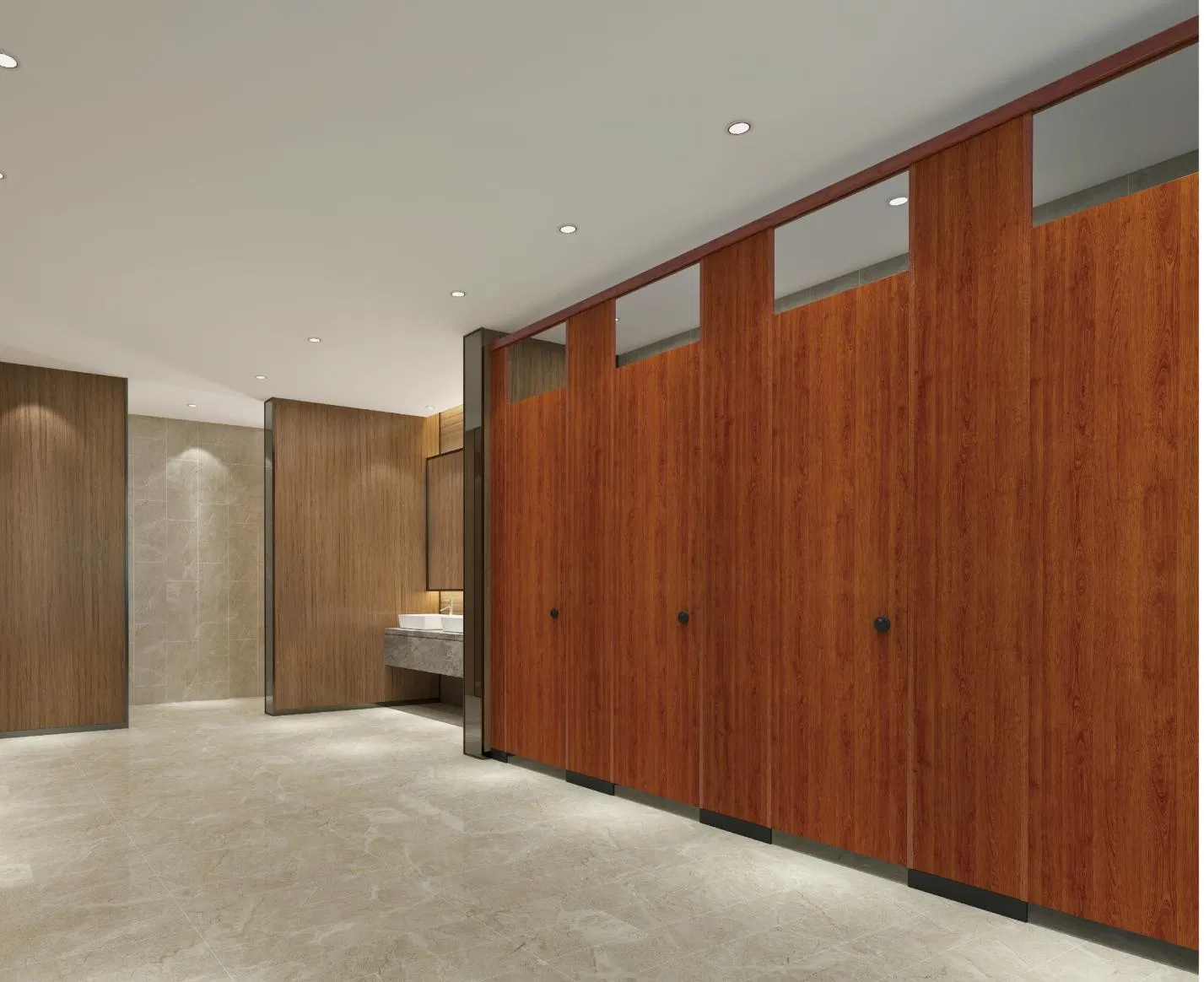 High Pressure Laminate Decorative Laminate Toilet Partition HPL