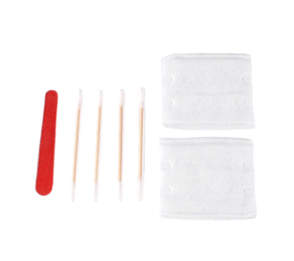 Vanity Kits in Kraft Paper Box with Hotel Amenities for Guest Room