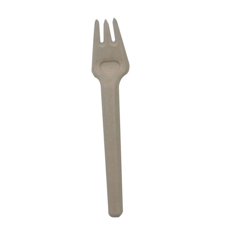 Disposable Biodegradable Tableware Sugarcane Tableware Biodegradable Cutlery Fork Knife Spoon