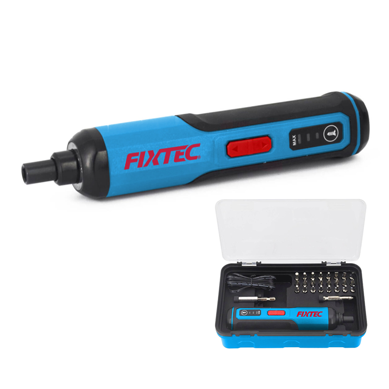 Fixtec Home DIY 4V 3n. M Torque Rechargeable Power Mini Electric Battery Cordless Screwdriver Drill