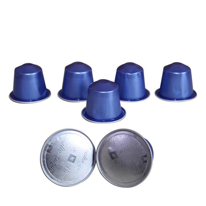 High Quantity 15ml Aluminium Foil Coffee Capsule Food Grade Aluminium Empty Coffee Capsule with Lid