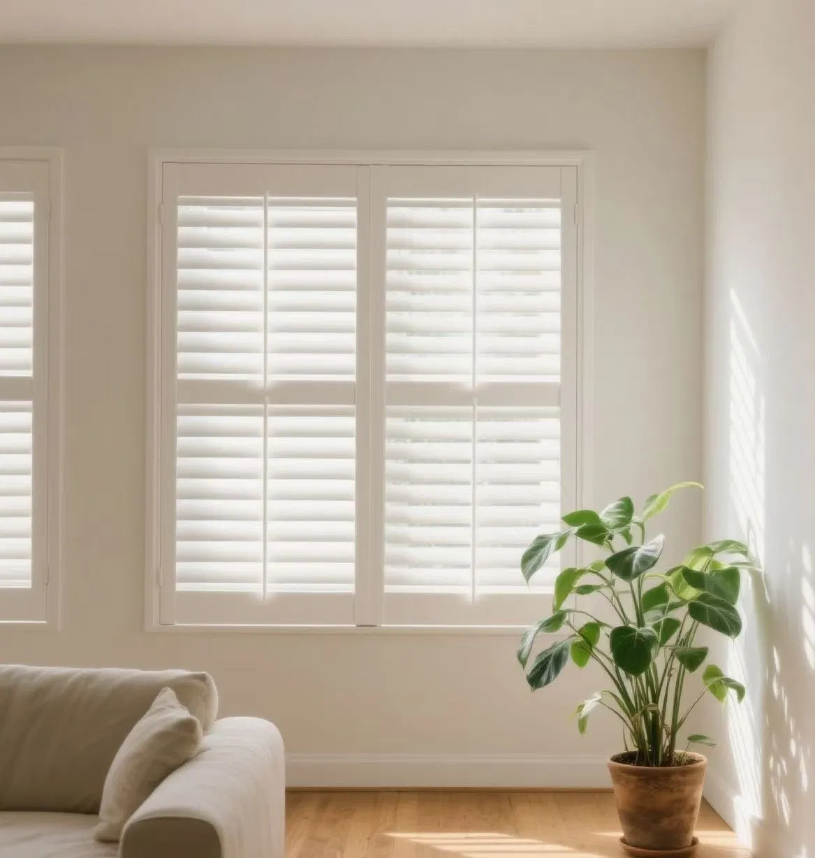 Affordable Louver PVC Shutters Interior Waterprrof Suit for Kitchen and Bathrrom