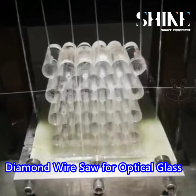 Компактная алмазно-проволочная пила для оптического стекла