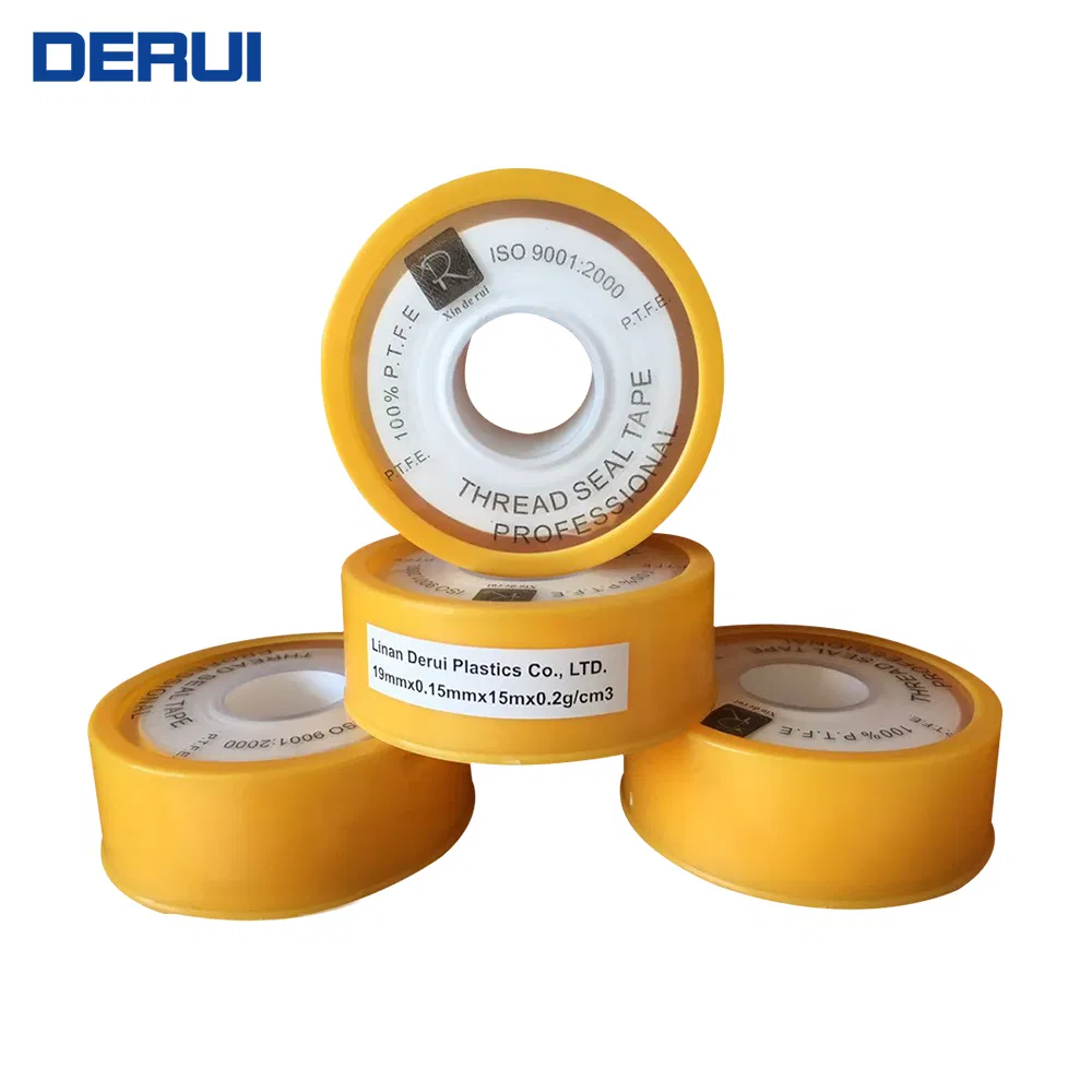 Building Sealing Material PTFE Plastic Plumbing Water Piping Thread Seal Tapes