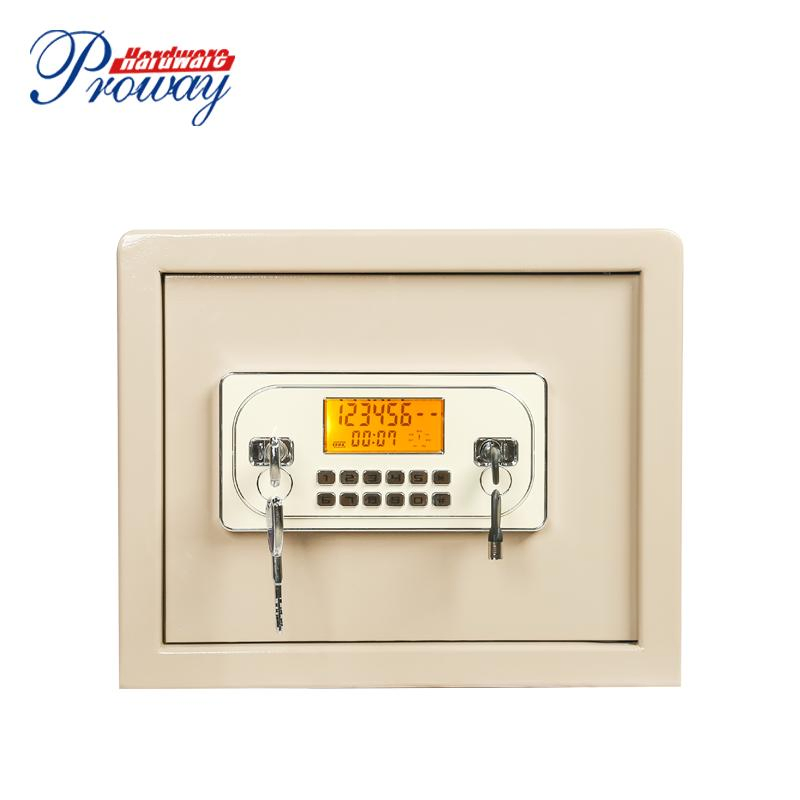 Manufacture 2021 New Mini Portable Two Key Digital Electronic Security Safe Deposit Box