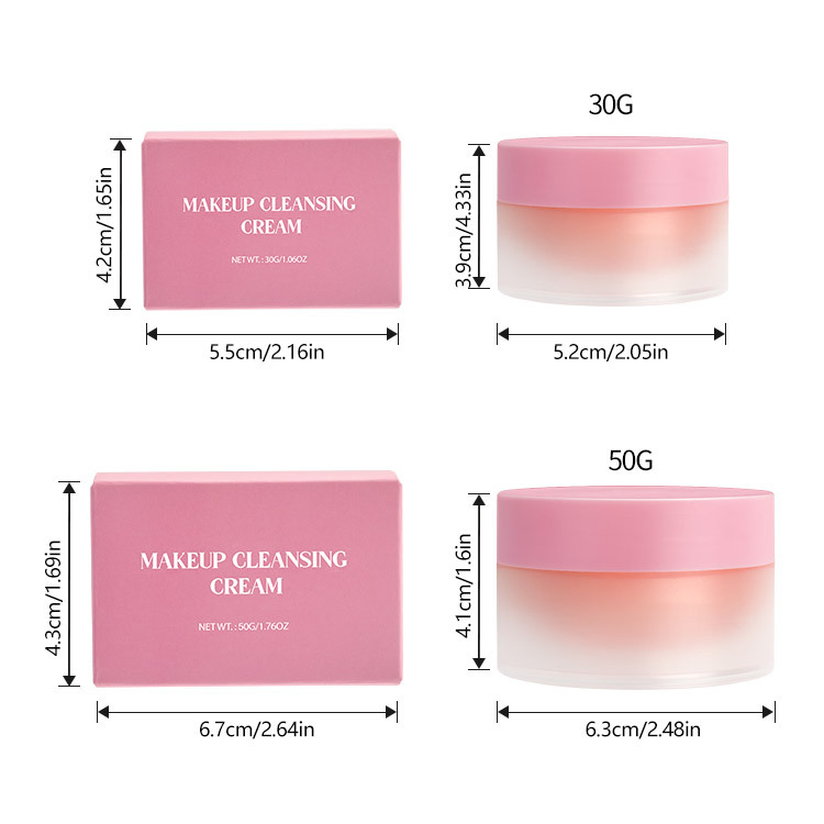 Private Label Lightweight Gentle Deep Cleansing Balm Makeup Remover Cream