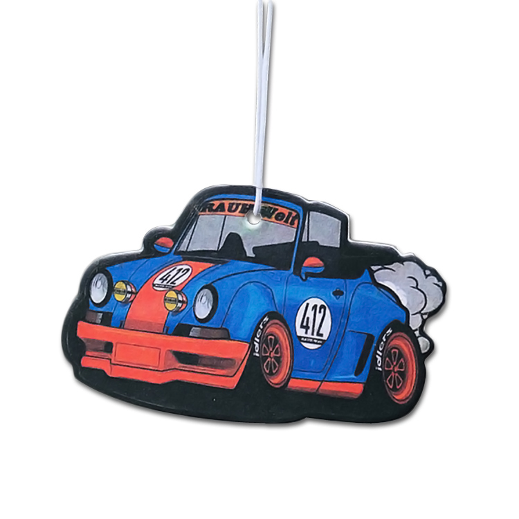 Irregular Shape Car Air Freshener Scents Paper Card Refresher Perfume Paper Hanging