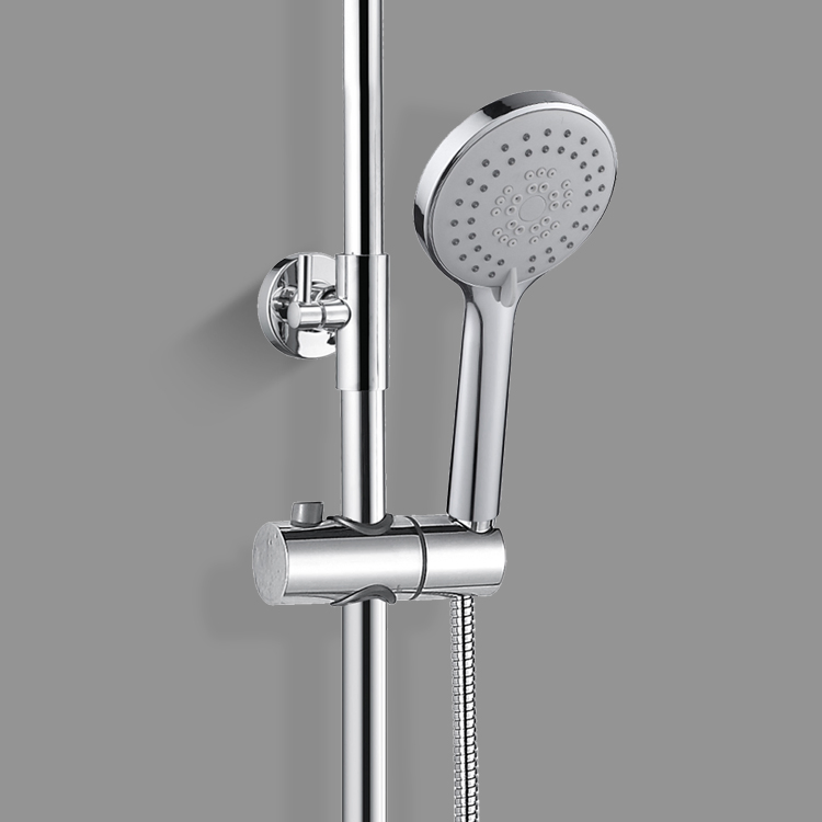 Wall Mounted Bathroom Faucet Stainless Steel Rainfall Shower Set