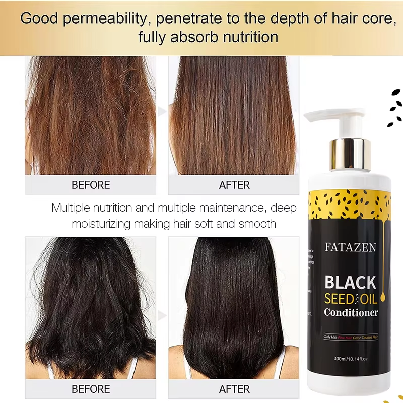 Wholesale Organic Rich Care Hair Regrowth Conditioner Anti-Hair Loss Conditioner Natural Black Seed Oilessence Hair Conditioner