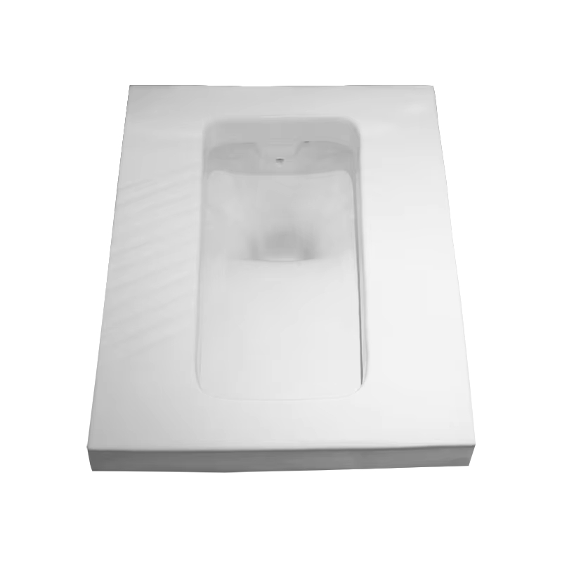 Ergonomic Stylish Squatting Pan with Integrated Toilet Tank Design