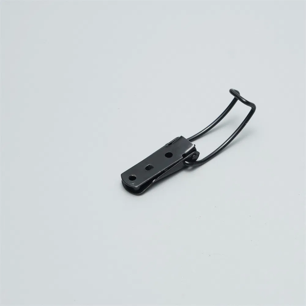 Durable Industrial Mild Steel Black Toggle Latch for Wooden Cases