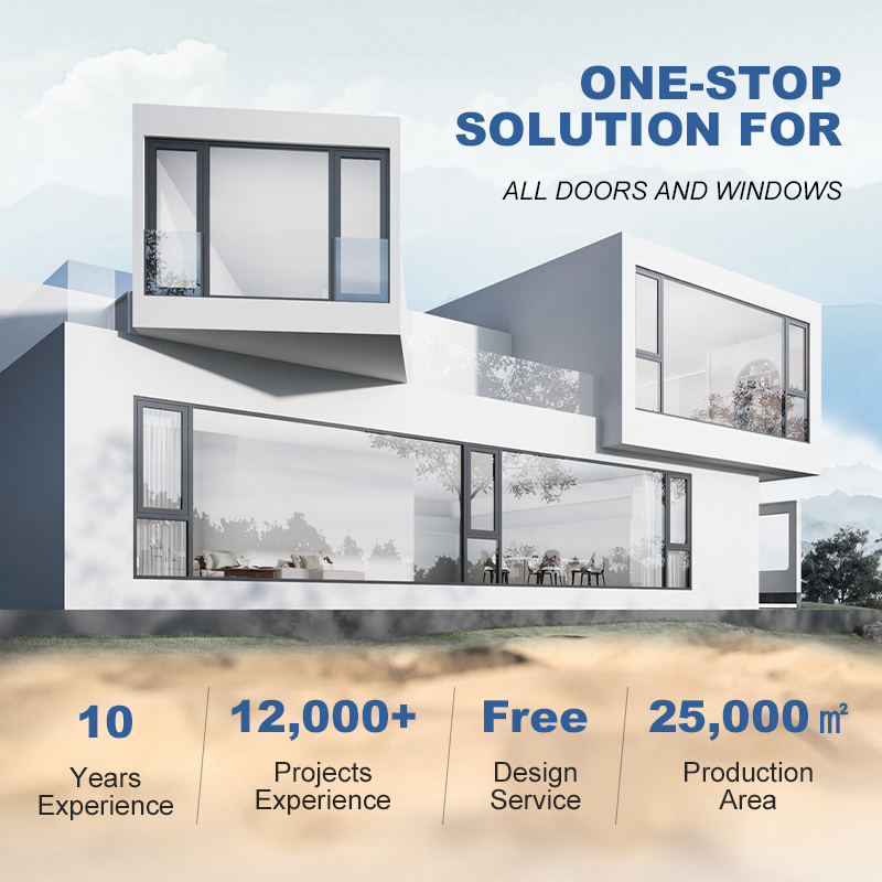 Nigeria Villa Project Customizable Aluminum Sliding Door Multiple Size Options Various Aluminium Door Factory