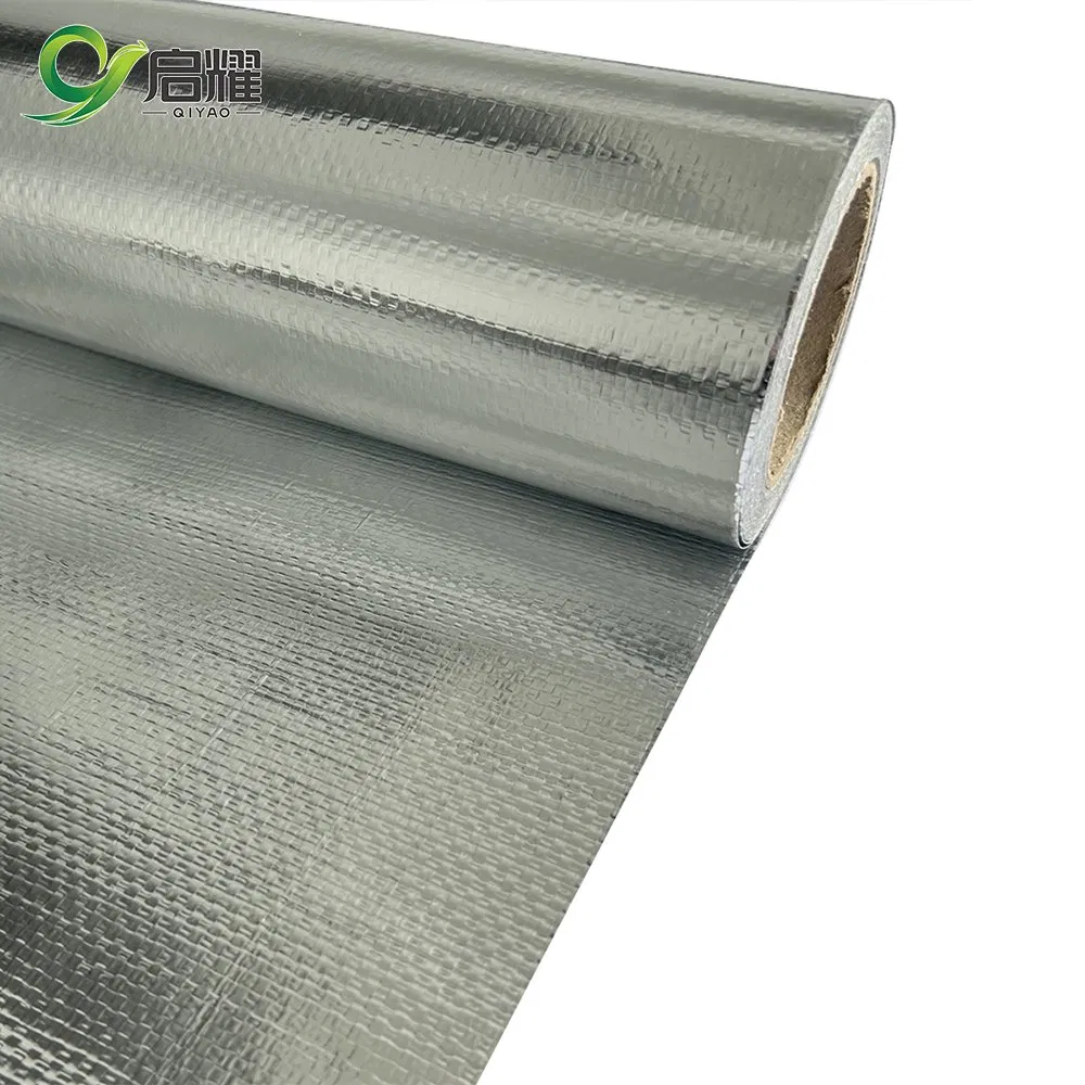 Double Sided Aluminum Laminated Woven Cloth Roof Radiant Barrier Foil