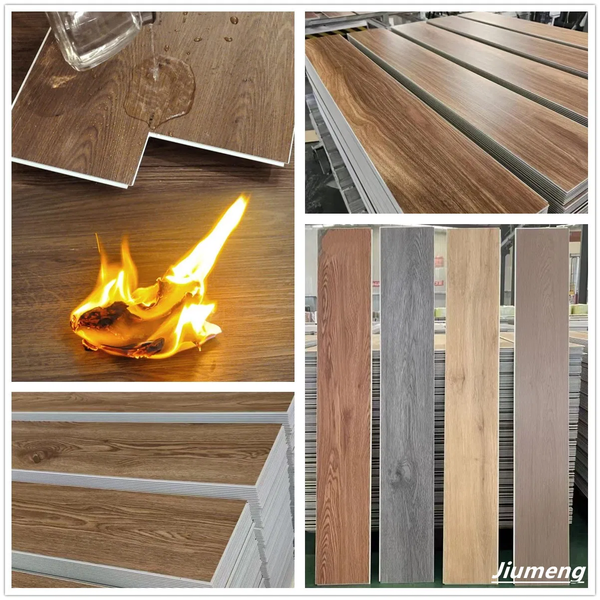 Водостойкий клик-замок SPC ламинат 4мм под дуб