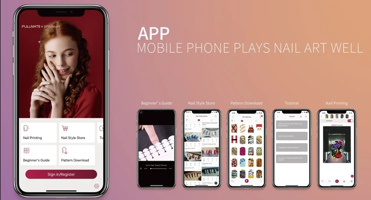 Mesin Printer Kuku Cerdas, Produk Kuku Layar Sentuh Baru 2025