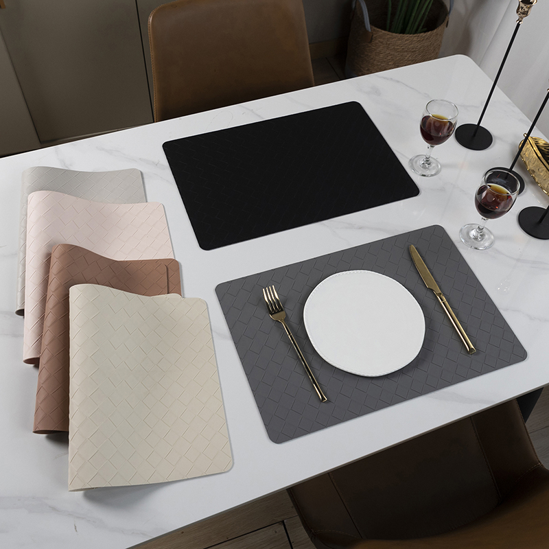 Premium PVC Leather Placemats for Elegant Dining Experience