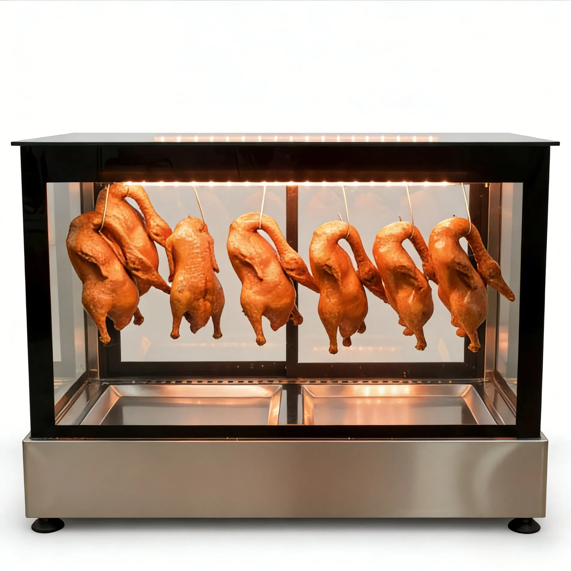 Durable Roast Duck Display Warmer for Restaurant Kitchen
