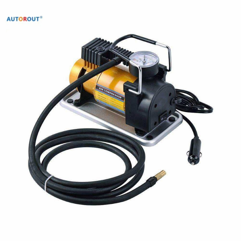 Portable High Power Tire Inflator with Metal Body for Durable and Efficient Service
