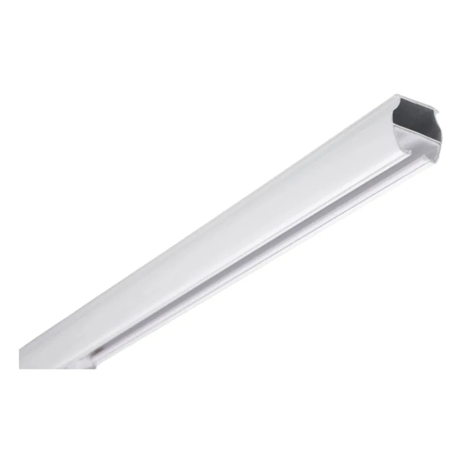 Factory Supply Modern Single Silent Curtain Track Durable Aluminum Alloy with Customized Length for Home Office Hotel