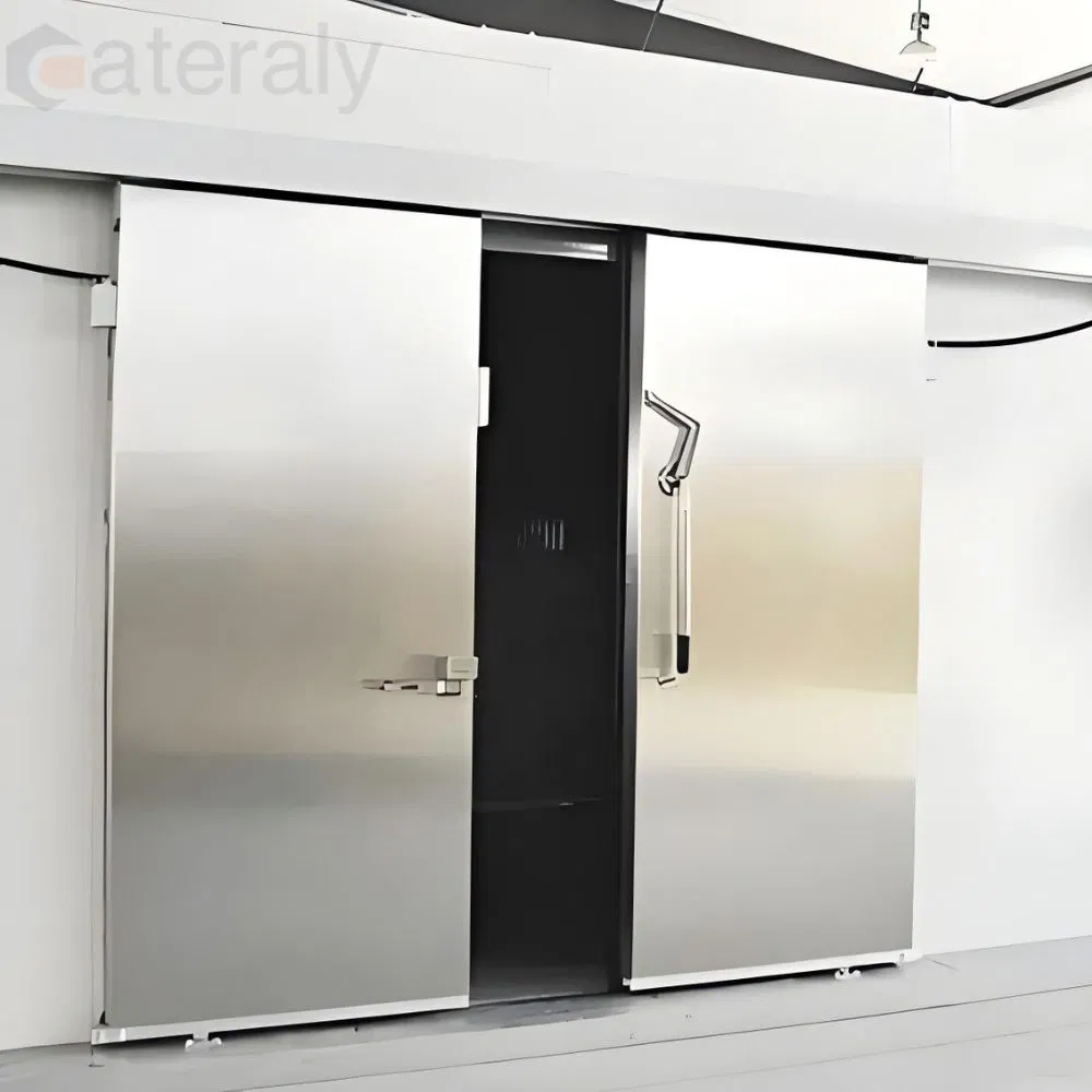 Weather-Resistant Cold Storage Door with Versatile Sliding Features
