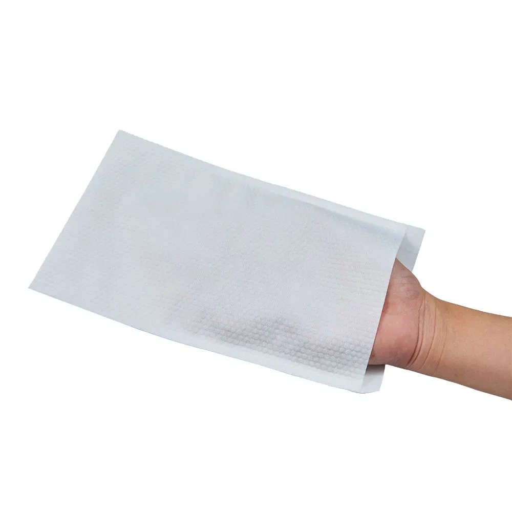Premium Non-Woven Washing Gloves for Hospital and SPA Soft Disposable Microfiber Wash Cleaning Gloves Reusable Bathing Glove Moisture Washing Mitten for Patient