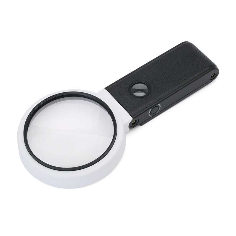 Back to School Supplies LED Lighted Hands Free Magnifying Glass with Light Stand-Portable Illuminated Magnifier