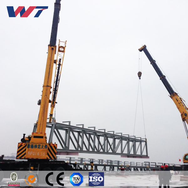 Factory Directly Supply Prefabricated Steel Structural Bridge High Steel Bridge Strength Welded
