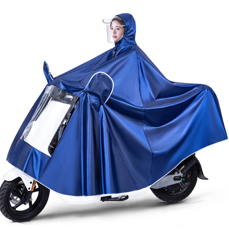 Reflective Motorcycle Rain Coat for Outdoor Adventurers and Instant Protection