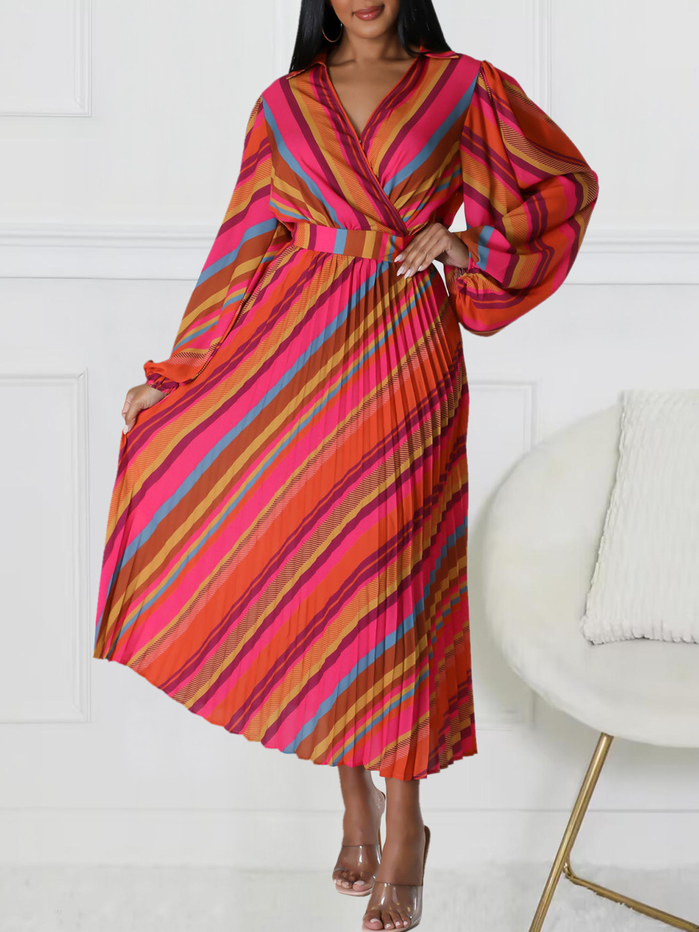 Платье женское длинный рукав