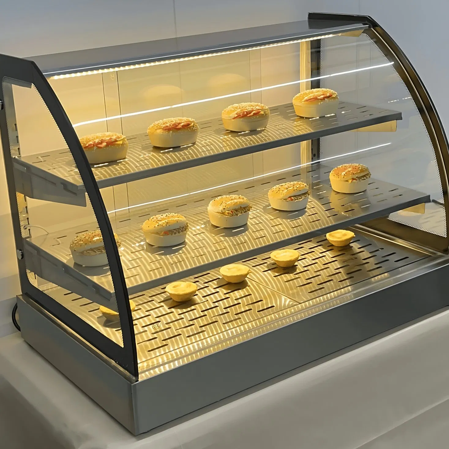 Digital Thermostat Controlled Arc Food Warmer for Precise Temperature Management
