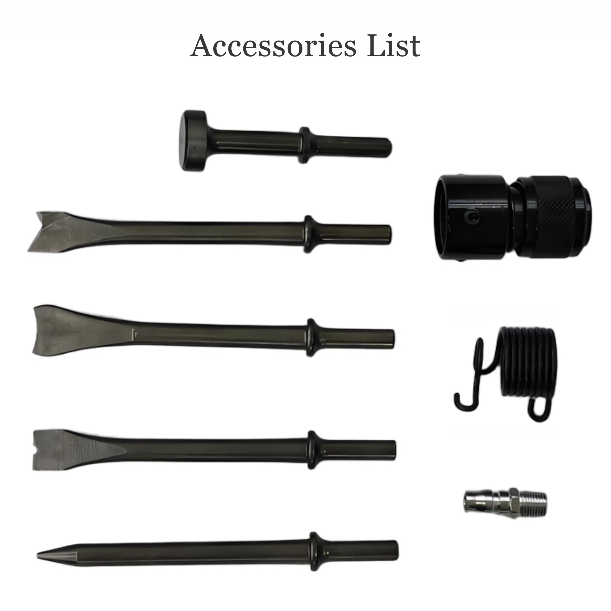 Пневматический молоток Puffer PT-4252 с 5 зубилами