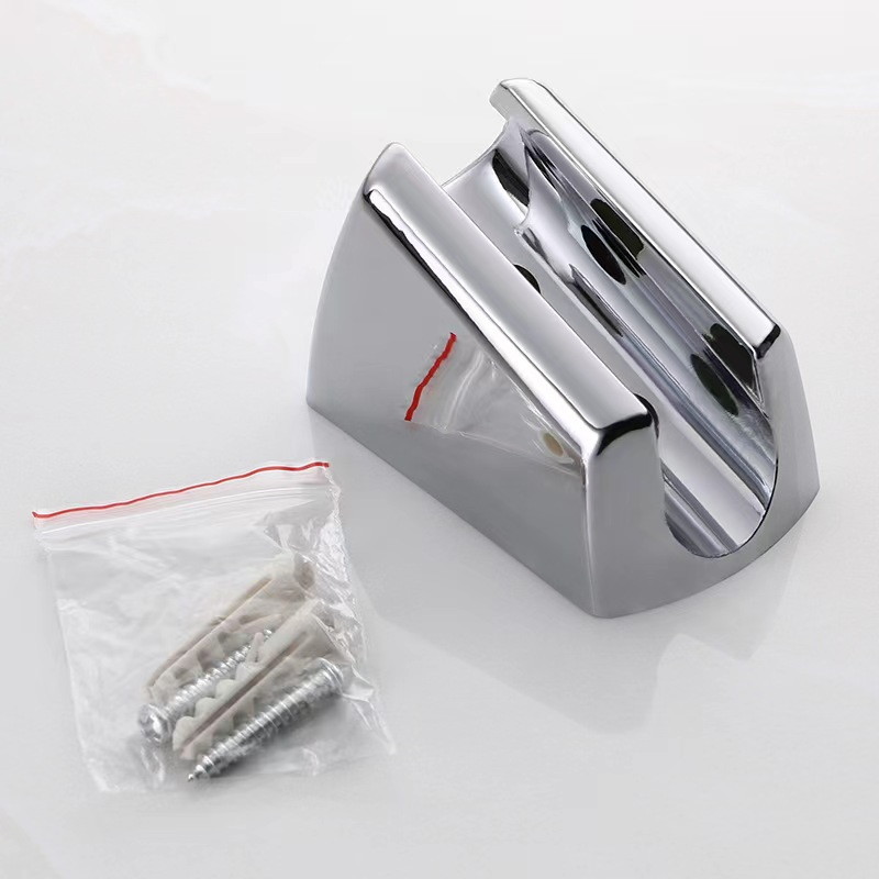 Premium Adjustable Chrome Shower Head with Sturdy Holder