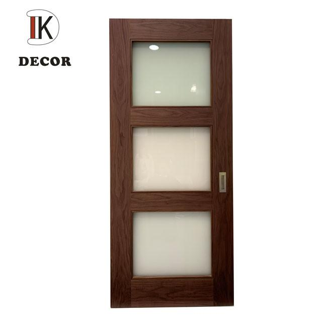 Interior Wood Glazed Door with Frame