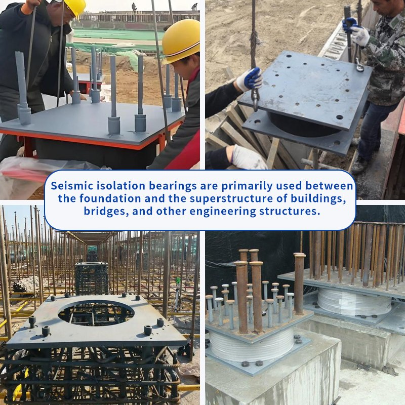 Jingtong Rubber Brand Bridge Bearing Seismic Isolation Bridge Rubber Bearing