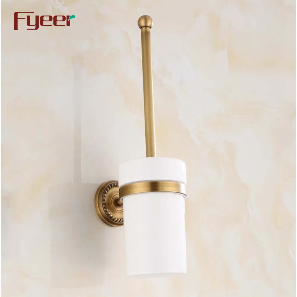 Держатель для туалетного ёршика Fyeer Antique Brass