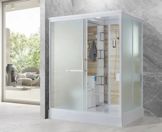 Modular Bathroom / All-in-One Prefab Toilet Suite / Space-Saving Bathroom Furniture