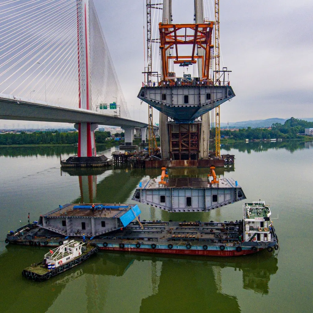 State-of-The-Art Steel Structure Bridge Building for City Connectivity, Steel Structure Strong Factory.