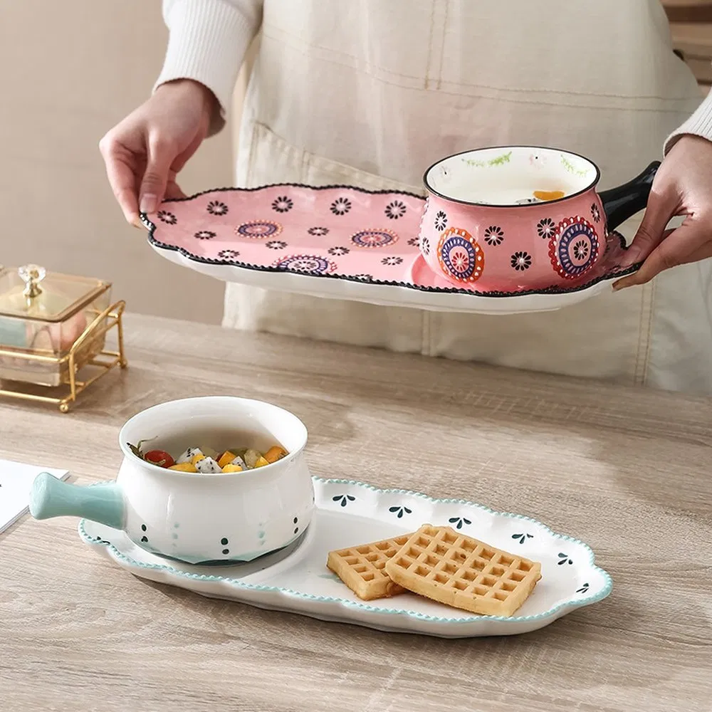 Lightweight Damage Resistant Ceramic Soup Bowls for Friends Gatherings