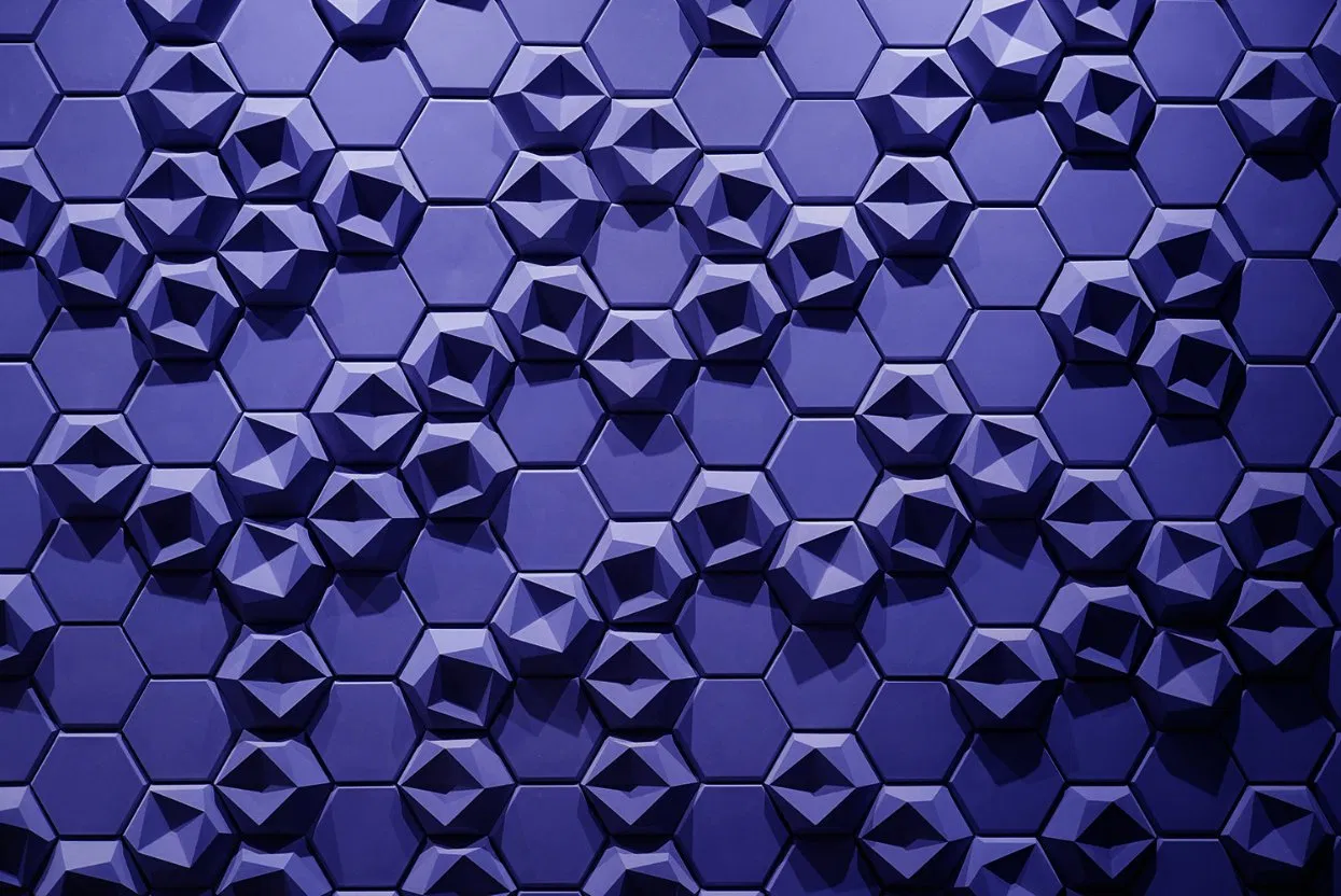 Edgy 3D Tile Suitable Application Acoustic Panel