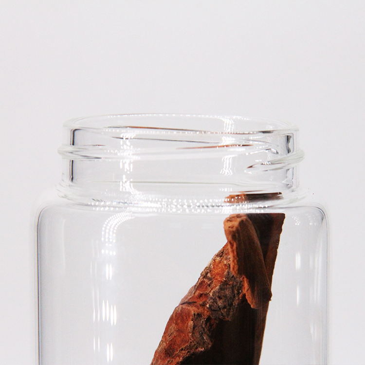 Borosilicate Glass with Acacia Wood Lid Storage Glass Jar with Sealed Lid