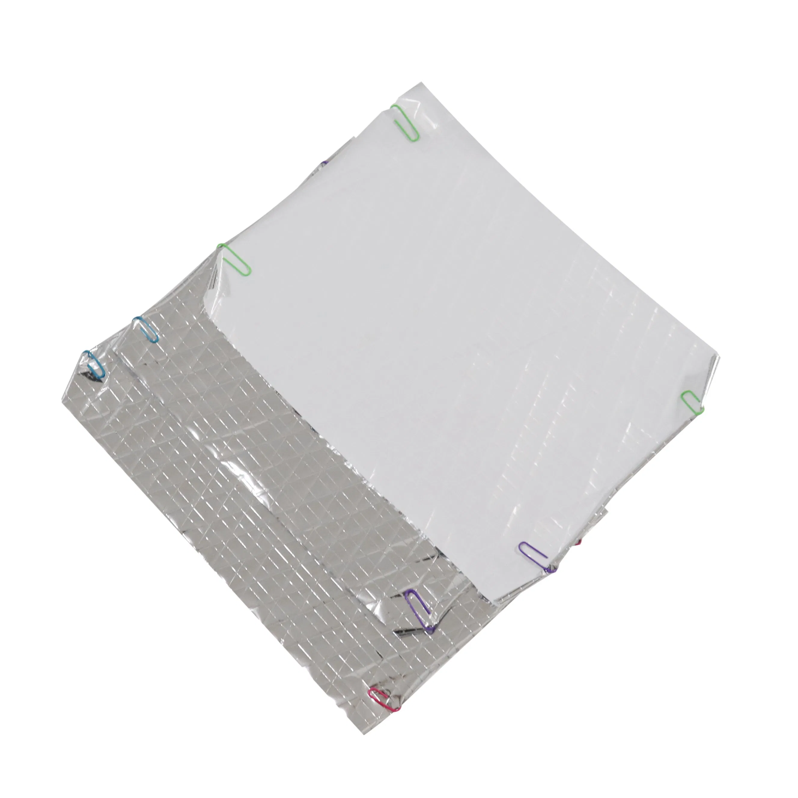 Factory Direct Sales Water Proof White PP+Adhesive Fiberglass Scrim+Metallized Film for Heat Insulation