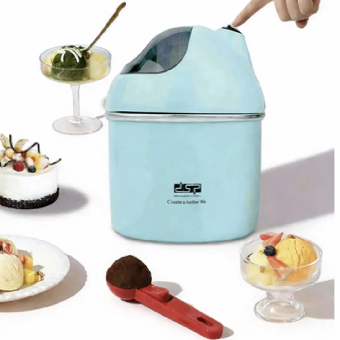Electric Ice Cream and Yogurt Maker Machine One-Touch Operation